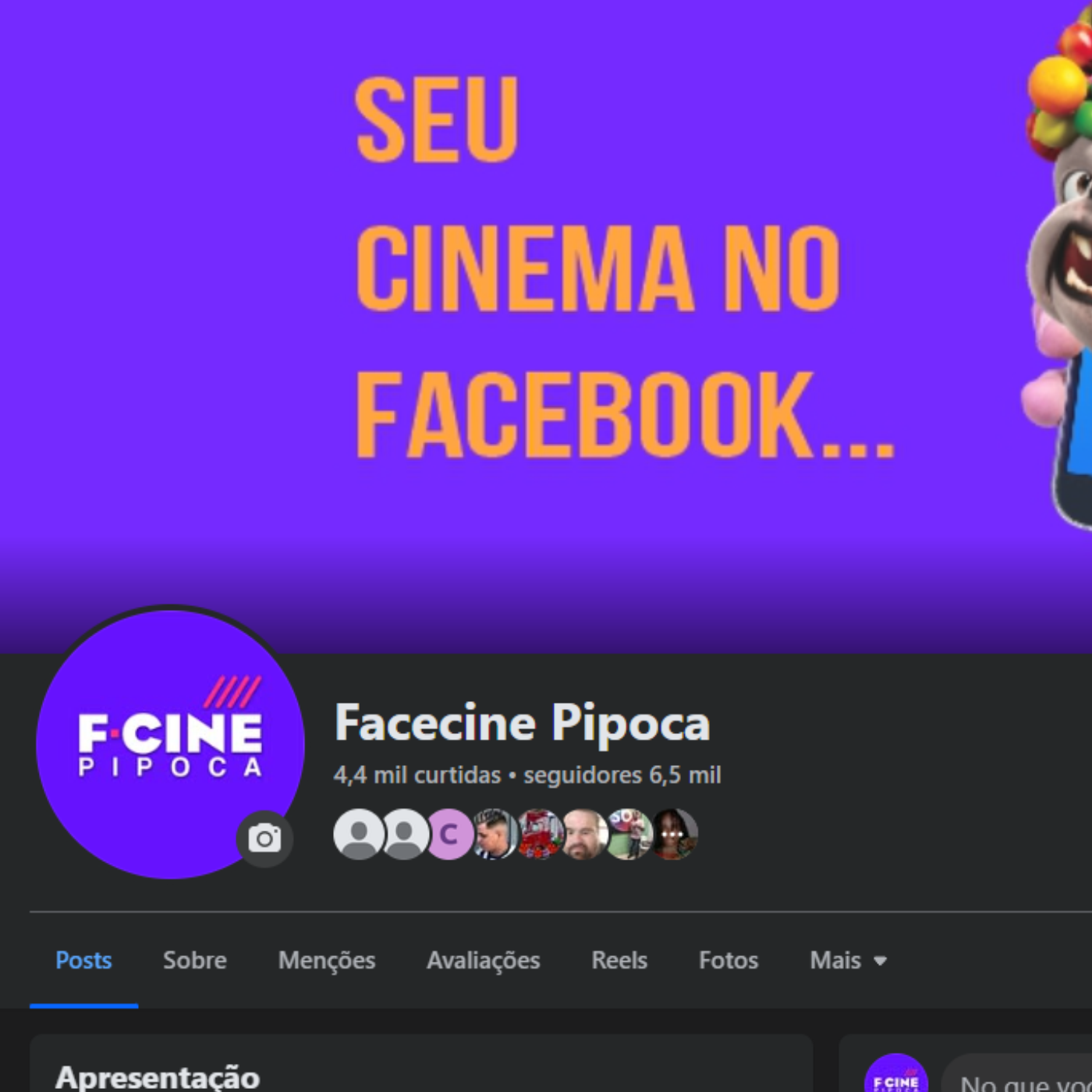 Facecine Pipoca